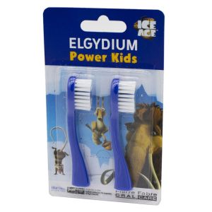 ELGYDIUM POWER KIDS 2 Brosse de Rechange pour la Brosse à Dents POWER KIDS - Bte/2