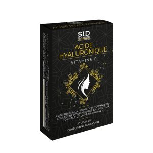 SID NUTRITION Acide Hyaluronique 30 Gélules - Formation Normale du Collagène