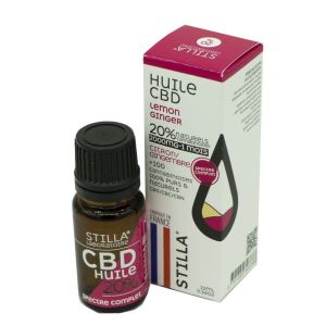 HUILE CBD Lemon Ginger Bio 20% 200mg Full Spectrum 10ml - Collection Saveurs MCT