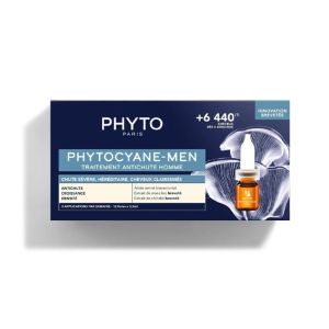 PHYTOCYANE HOMME Chute Sévère Fioles 12x 3.5ml - Traitement Antichute Cheveux