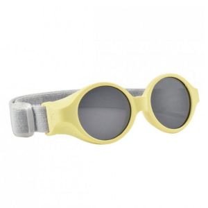 BEABA Lunettes Bandeau Jaune Pastel - Lunettes de Soleil Nourrisson de 0 à 9 Mois