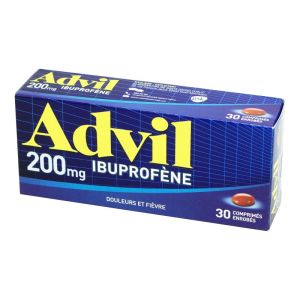 Advil 200 mg, 30 comprimés enrobés