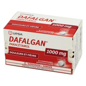 Dafalgan 1000 mg, 8 comprimés effervescents