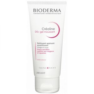 BIODERMA Créaline DS+ Gel Moussant 200ml - Hygiène des Peaux Sensibles, Irritations, Rougeurs, Squasmes