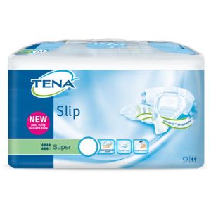 TENA SLIP SUPER SMALL  (Small) Tour de Hanches 56 à 85 cm - Slip/Culotte Absorbant Jetable Homme/Fem