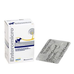 ENTEROMICRO COMPLEX 32 Comprimés - Digestion, Flore Intestinale - Chat, Chien