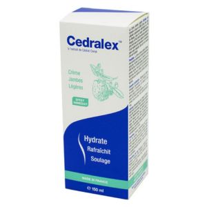 CEDRALEX Crème Jambes Légères Effet Immédiat 150ml - Au Cédrat Corse et Menthol