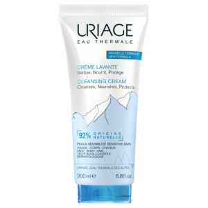 URIAGE Crème Lavante 200ml - Soin Surgras Moussant sans Savon - Toutes Peaux - T/200ml