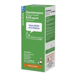 Oxomémazine Biogaran Conseil sirop sans sucre - 150 ml