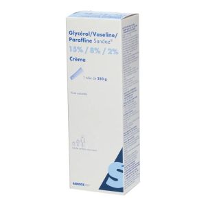 Glycerol/Vaseline/Paraffine Sandoz, crème - Tube 250 g