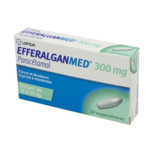 Efferalganmed 300 mg - 10 suppositoires