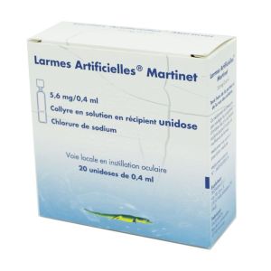 Larmes Artificielles Martinet - 20 unidoses de 0,4 ml