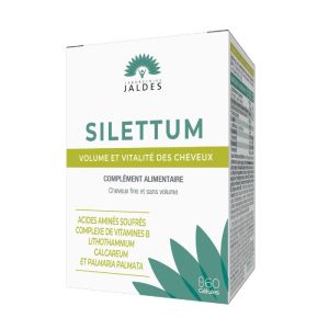 JALDES SILETTUM 60 Gélules - Complément Alimentaire Volume et Vitalité des Cheveux