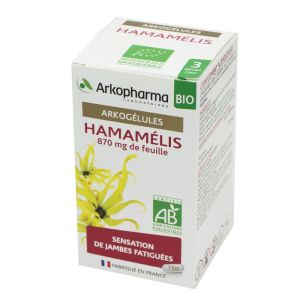 ARKOGELULES BIO Hamamélis 870mg de Feuille - Bte/150 - Sensation de Jambes Fatiguées