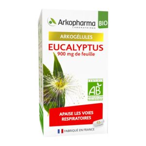 ARKOGELULES BIO Eucalyptus 900mg de Feuille - Bte/45 - Apaise les Voies Respiratoires