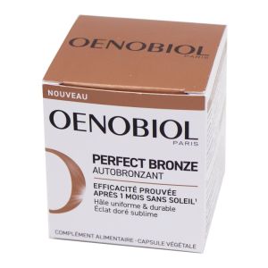 OENOBIOL PERFECT BRONZE Autobronzant 30 Capsules - Préparateur Solaire, Perfecteur de Bronzage