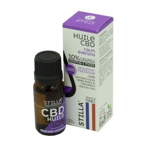HUILE CBD Calm Evening Bio 10% 100mg Full Spectrum 10ml - Collection Saveurs MCT