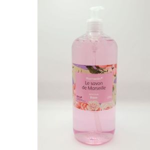 Savon de Marseille liquide senteur rose 1 Litre Pharmactiv