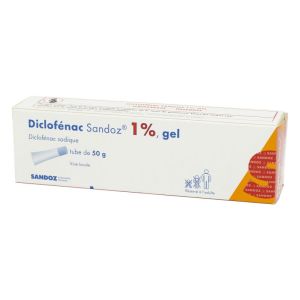 Diclofenac Sandoz 1 %, gel - Tube 50g
