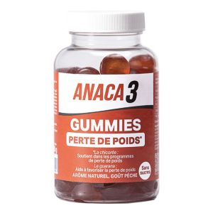 ANACA3 60 Gummies Perte de Poids - Arôme Pêche