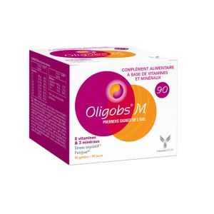 OLIGOBS M Premiers Signes de l' Age 90 Gélules - Ménopause (Stress Oxydatif, Fatigue)