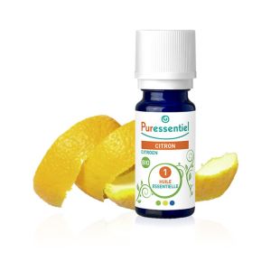 PURESSENTIEL BIO Citron 10ml - Huile Essentielle Citrus limon