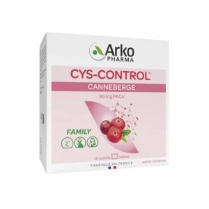 CYS CONTROL 36mg Sachets - Complément Alimentaire Aidant à Traiter les Infections Urinaires