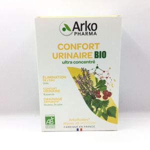 ARKOFLUIDES Confort Urinaire BIO - Bruyère, Busserole, Bouleau, Ortie - Bte/20