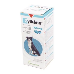 ZYLKENE 225mg - Bte/30 Gélules - Chiens de 10 à 30 kg - Nervosité, Stress