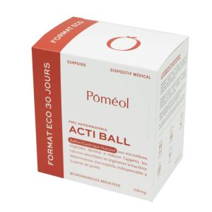 POMEOL ACTI BALL Pro Akkermansia 180 Gélules Format Eco - Dispositif Médical Surpoids