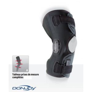 DONJOY CLIMA FLEX OA - Genouillère de Gonarthrose / Ostéo Arthrose en Cas de Gonarthrose Unicomparti