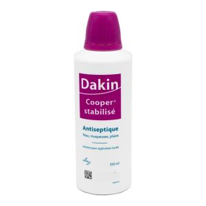 Dakin Cooper stabilisé Solution antiseptique - Flacon 250ml