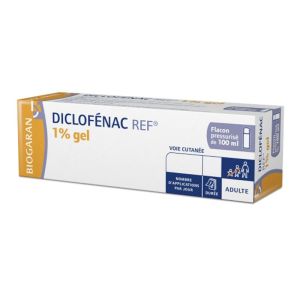 Diclofenac Biogaran1%, gel - Flacon pressurisé 100 ml