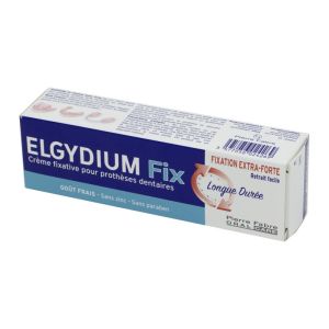 ELGYDIUM FIX Extra Forte 45g - Crème Fixative Extra Forte pour Prothèse Dentaire