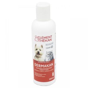 DERMAKAN Shampooing Dermatologique Chiens et Chats - Chlorhexidine, Climbazole, Ceramide - Fl/200ml
