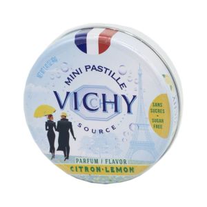 VICHY SOURCE Mini Pastilles sans Sucre 40g - Parfum Citron
