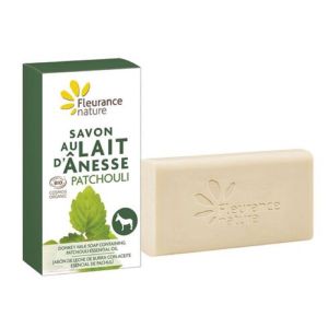 FLEURANCE NATURE BIO Savon au Lait d' Anesse PATCHOULI 100g