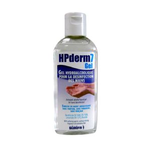 HPDERM 7 Gel Hydroalcoolique 100ml - Gel Anti Bactérien pour la Désinfection des Mains