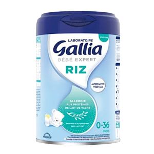 GALLIA BEBE EXPERT RIZ 0-36 MOIS 800G