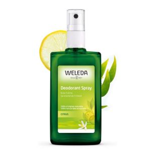 WELEDA BIO CITRUS Duo Déodorant Efficacité 24H Spray 2x 100ml - Transpiration des Aisselles