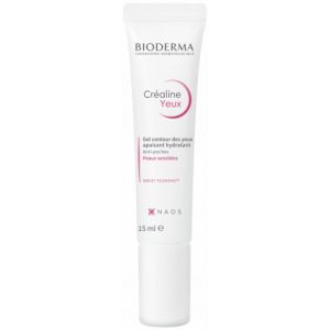 BIODERMA Créaline Yeux 15ml - Contour des Yeux Apaisant Hydratant - Peaux Sensibles