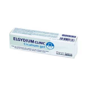 ELGYDIUM CLINIC Cicalium Gel sans Alcool  8ml - Aide au Traitement des Aphtes et Lésions Buccales