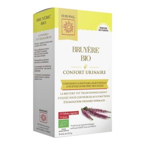 DAYANG BRUYERE BIO 15 Gélules Végétales - Complément Alimentaire Confort Urinaire