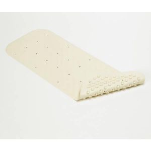 Tapis de Bain 94.5 x 35 cm Anti Dérapant avec Ventouses pour Limiter les Risques de Chute - N1831