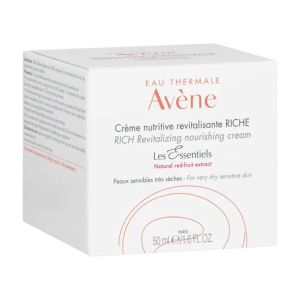 AVENE Les Essentiels Crème Nutritive Revitalisante Riche - Peaux Très Sèches Sensibles - Pot/50ml