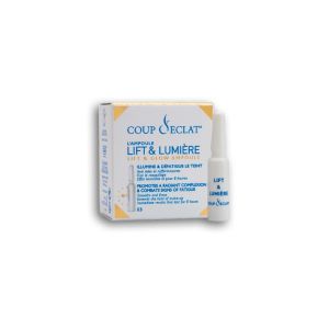 COUP D' ECLAT Lift et Lumière l' Ampoule 3x 1ml - Illumine et Défatigue le Teint - Peau Froissée, Ridée