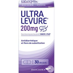 Ultra Levure  200 mg, 30 gélules