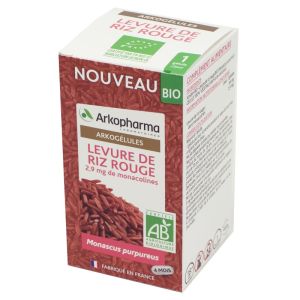 ARKOGELULES BIO Levure de Riz Rouge 2.9 mg de Monacolines - Bte/120 - Cholestérol, Glycémie