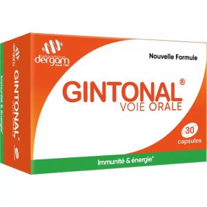 GINTONAL 30 Capsules - Fatigues Physiques ou Intellectuelles