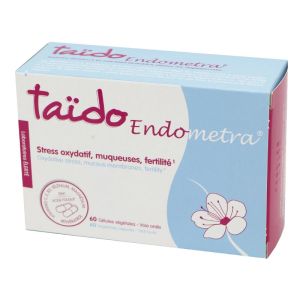 TAIDO ENDOMETRA 60 Gélules Végétales - Muqueuses Vaginales, Fertilité
